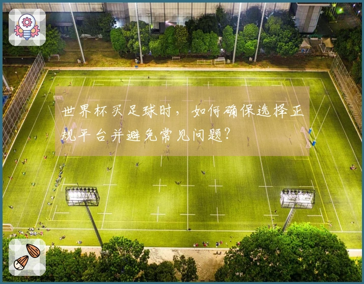 世界杯买足球时，如何确保选择正规平台并避免常见问题？