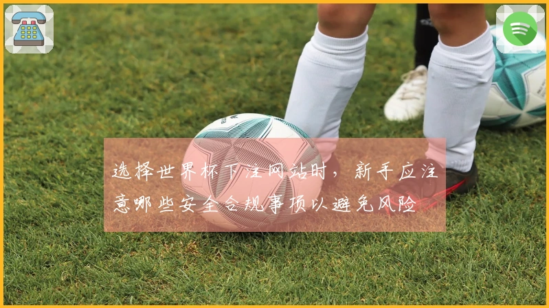 选择世界杯下注网站时，新手应注意哪些安全合规事项以避免风险