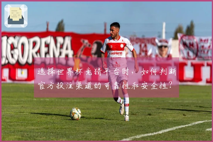选择世界杯竞猜平台时，如何判断官方投注渠道的可靠性和安全性？