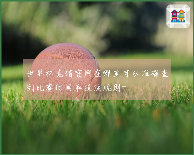 世界杯竞猜官网在哪里可以准确查到比赛时间和投注规则-